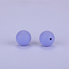 Round Silicone Focal Beads SI-JX0046A-106-2