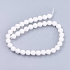 Natural White Jade Bead Strands G-R166-10mm-22-2