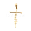 PVD Vacuum Plating 304 Stainless Steel Pendants STAS-D179-13G-1