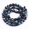 Natural Fire Crackle Agate Beads Strands G-N326-14B-02-2