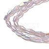 Baking Painted Glass Beads Strands DGLA-D001-01I-3