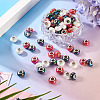 150Pcs Opaque Resin European Beads RESI-TA0004-72B-5