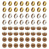 Handmade Polymer Clay Rhinestone Pave Disco Beads RB-TA0001-20B-2