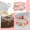 DIY Round Imitation Acrylic Pearl and Glass Beads Jewelry Making Finding Kits DIY-SP0002-78E-5