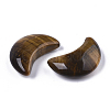 Moon Shape Natural Tiger Eye Healing Crystal Pocket Palm Stones G-T132-001D-2