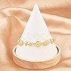 Brass Link Chain Bracelets for Women BJEW-A090-06A-G-2