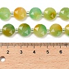 Dyed Natural White Jade Beads Strands G-C116-A181-01C-5