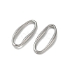 304 Stainless Steel Oval Linking Rings STAS-L300-010B-P-2