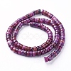 Natural Lepidolite/Purple Mica Stone Beads Strands G-F626-01-C-2