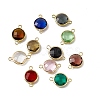 Transparent K9 Glass Connector Charms GLAA-A005-08KCG-1