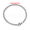 Tarnish Resistant 304 Stainless Steel Venetian Chain Bracelets BJEW-M187-09-F-1