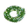 AB Color Plated Transparent Glass Beads Strands GLAA-G127-01-02L-3