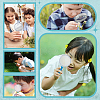 72Pcs 6 Colors Plastic Handheld Magnifier for Children DIY-GO0002-78-5