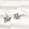 Rack Plating Brass Dangle Earrings for Women LS-KK-CBA69D1-01P-01-3