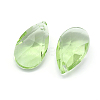 Faceted Glass Pendants X-GLAA-F069-S-A11-2