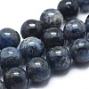 Natural Dumortierite Quartz Bead Strands G-I224-03-6mm-1