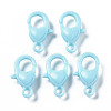 Opaque Acrylic Lobster Claw Clasps X-SACR-T358-06-3