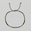 Glass Seed Braided Beaded Bracelets XC9959-08-1