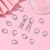 SHEGRACE Brass Leverback Earring Findings XGR0091P-88P-4