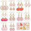 DIY Natural Shell Dangle Earring Making Kit DIY-SC0025-80-1