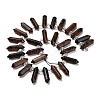 Natural Mahogany Obsidian Double Terminated Point Beads Strands G-H069-A02-01-2