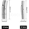 Tube 304 Stainless Steel Bayonet Clasps STAS-UN0008-38P-2