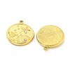 PVD Vacuum Plating 304 Stainless Steel Pendants STAS-L278-025G-2