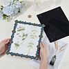 Rectangle Zinc Alloy Enamel Photo Frame Stand AJEW-WH0794-87C-3