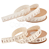 2 Rolls 2 Styles Cotton Printed Ruler Ribbon OCOR-PH0005-13-1
