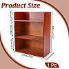 Wood 3-Tier Desktop Storage Holder AJEW-WH0410-358-2