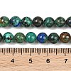 Natural Azurite Beads Strands G-P503-6MM-09-4