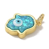 Rack Plating Brass Pendants KK-Q009-05G-01-3
