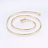 304 Stainless Steel Snake Chain Necklaces NJEW-F221-05G-1