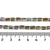 Electroplate Glass Beads Strands GLAA-Q101-02A-HP03-4