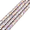 AB Color Plate Glass Beads Strands EGLA-P051-06A-B05-1