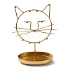 Iron Jewelry Display Stand with Tray ODIS-K003-06D-G-2