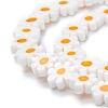 Handmade Millefiori Glass Bead Strands LAMP-J035-8mm-23-4