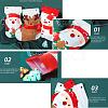 Christmas Theme Boots Plastic Gift Bags ABAG-G008-01A-5