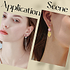 6 Pairs 2 Colors Brass Micro Pave Cubic Zirconia Stud Earring Findings ZIRC-BBC0003-24B-4