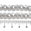 Electroplate Opaque Glass Beads Strands LS-EGLA-A035-P6mm-A22-4