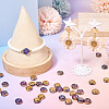100Pcs 5 Styles Electroplated Glass Bead GLAA-TA0002-95B-7