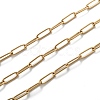 PVD Vacuum Plating 304 Stainless Steel Paperclip Chains CHS-L022-03B-G-1