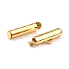 304 Stainless Steel Slide On End Clasp Tubes STAS-C044-08A-G-3