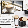 100Pcs Paper Coffee Filters FIND-WH0423-59A-6