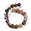 Natural Striped Agate/Banded Agate Beads Strands G-Z060-A01-C14-3