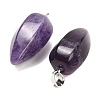 Natural Amethyst Pendants GG-K002-16P-2