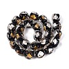 Handmade Gold & Silver Foil Glass Beads FOIL-Q003-01B-2