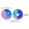50G Transparent Crackle Acrylic Beads CACR-YW0001-01D-4