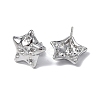 Non-Tarnish 304 Stainless Steel Stud Earring Findings STAS-F286-20P-2