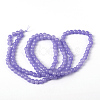 Imitation Jade Glass Beads Strands X-DGLA-S076-6mm-27-3
